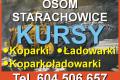 Kursy i szkolenia w Starachowicach dla operatorw maszyn koparki, koparkoadowarki, adowarki